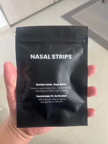 Customer photo review of Nasal Strips 60 Strips | For Better Breathing and Less Snoring