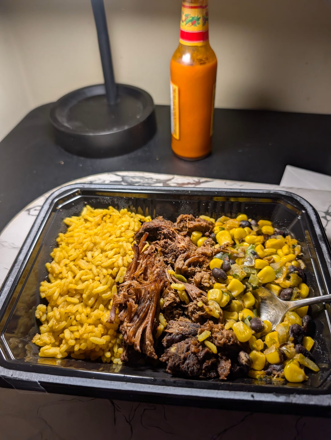 Customer photo review of Beef Barbacoa Bowl with Roasted Corn, and Black Beans