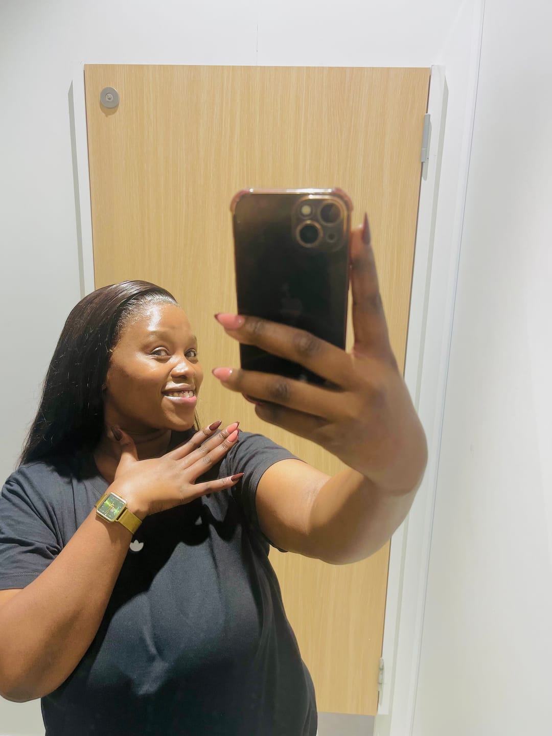 Customer photo review of Black Era Charm Purse