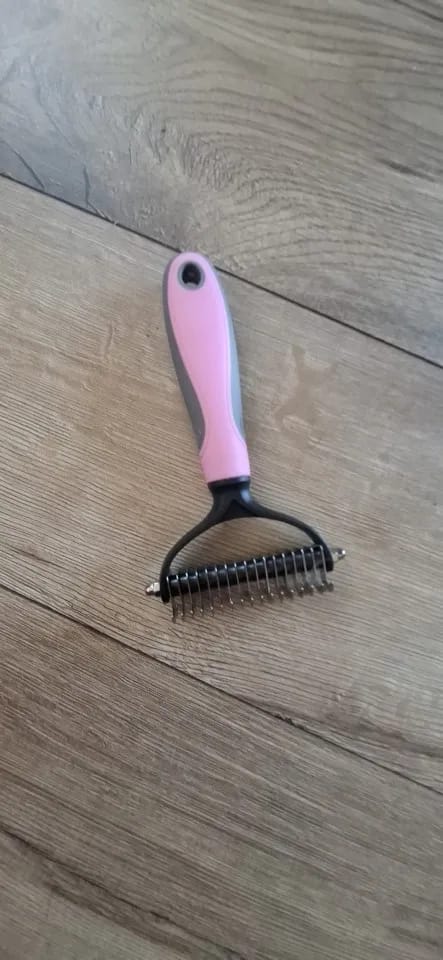 Customer photo review of FurFlow Dog Deshedding Undercoat Rake Brush | Ultimate Dog Grooming Tool