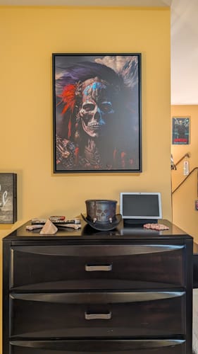 Customer photo review of Native Skull Warrior