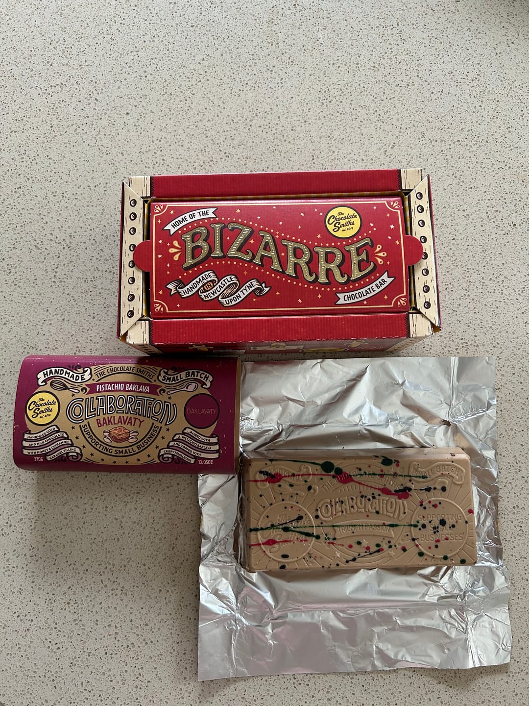 Customer photo review of Wonky Baklavaty X Chocolate Smiths Collaboration 370g