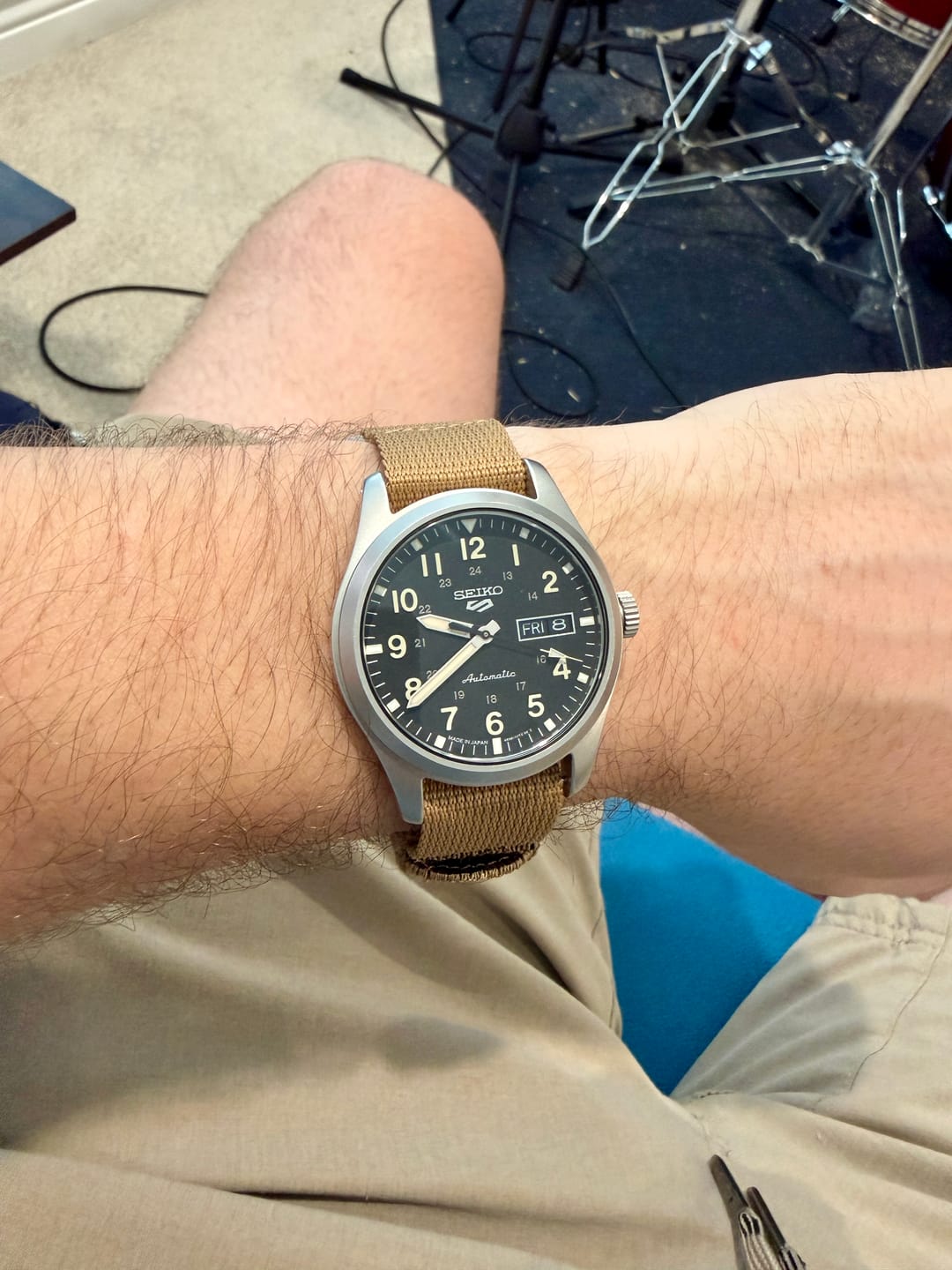 Customer photo review of Glomar Explorer - Hook And Loop Watch Strap