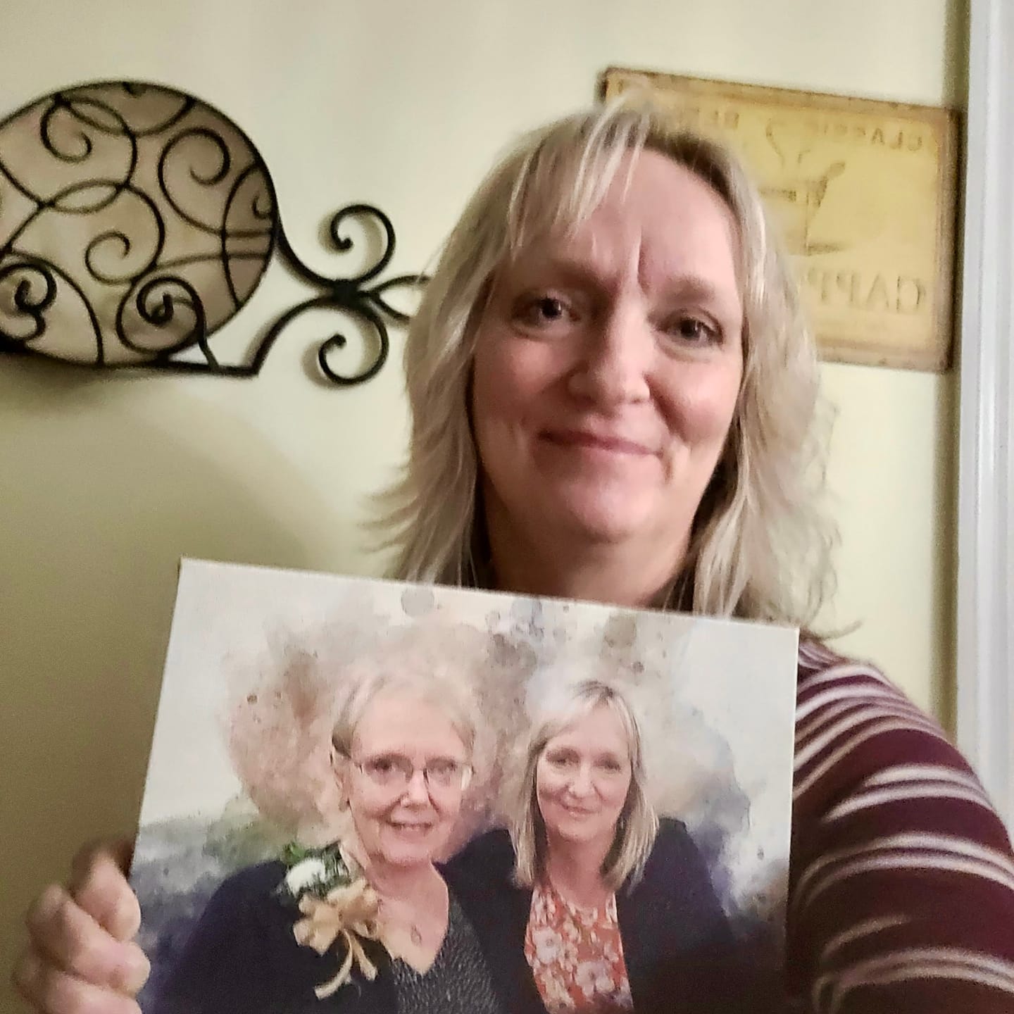 Customer photo review of Personalized photo Painting