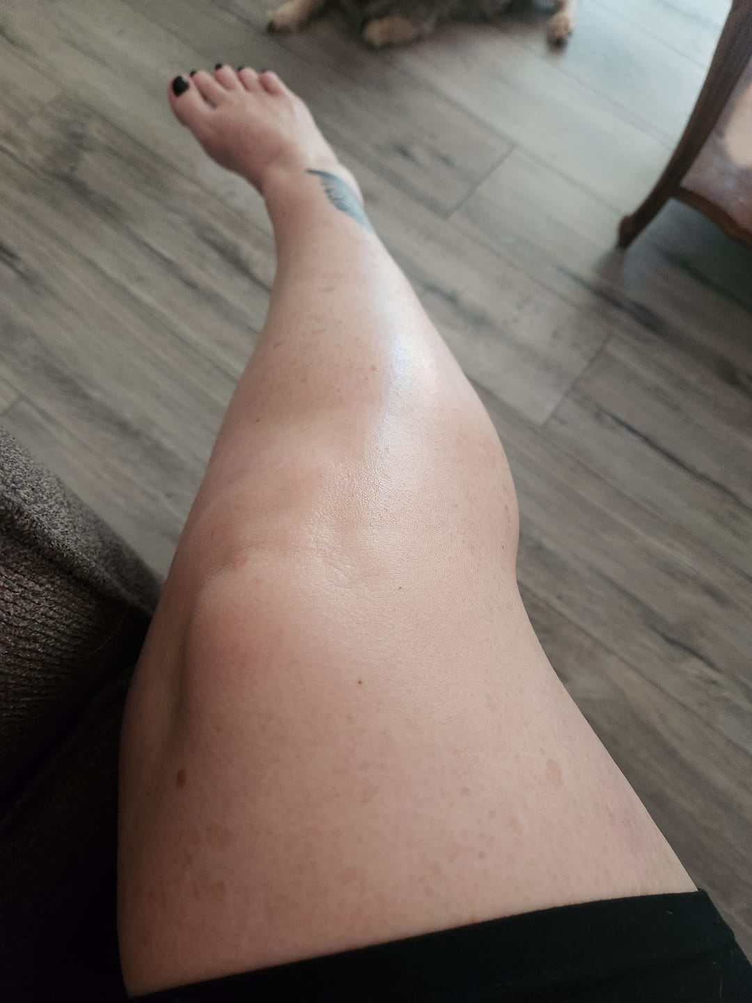Customer photo review of Body Splash - Skin Smoothing Body Oil  (Yummy)