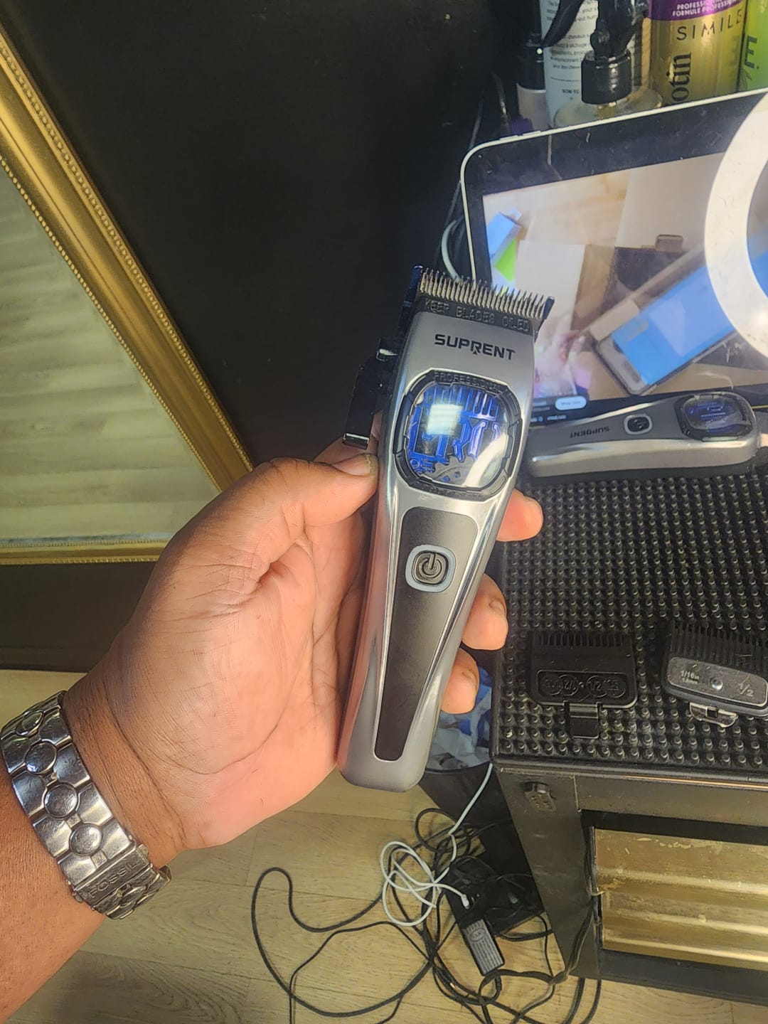 Customer photo review of SUPRENT StormGray Clipper Trimmer Combo HC586