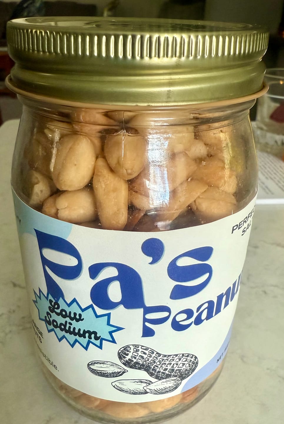 Customer photo review of Pa's Peanuts - Low Sodium