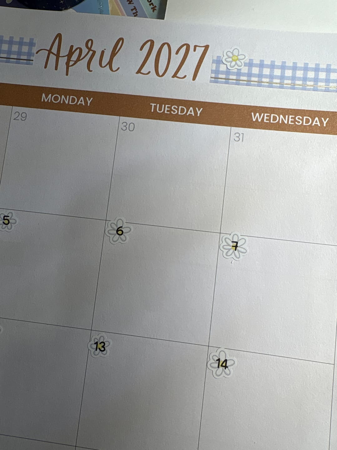 Customer photo review of Numbers - Capture the Day Planner Stickers