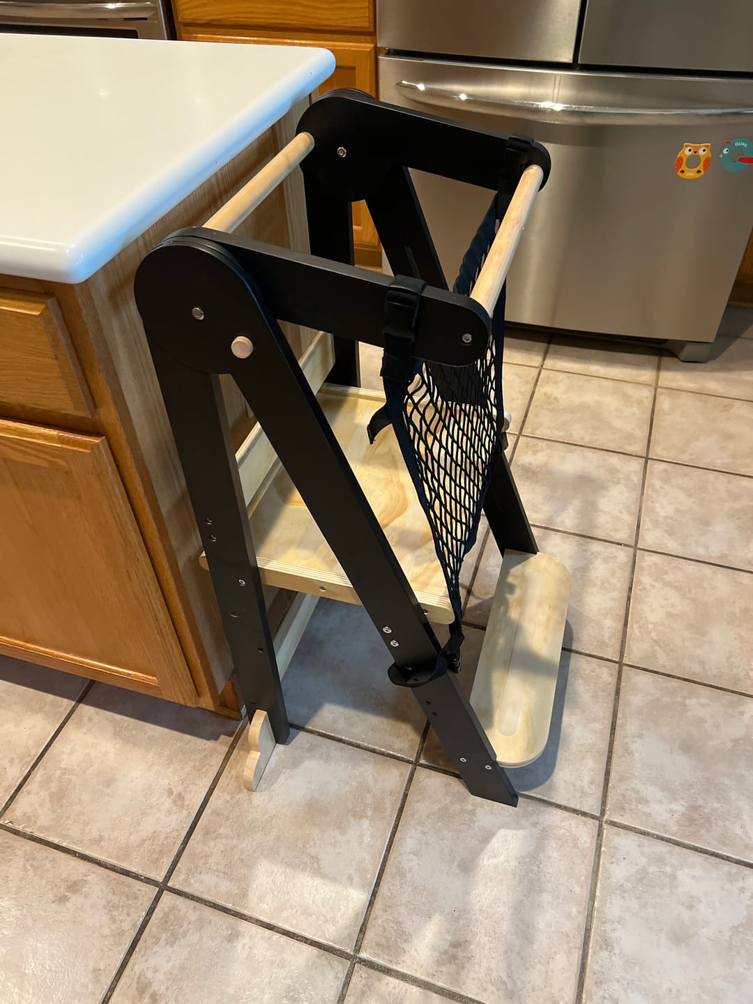 Customer photo review of HARPPA Nordi | Foldable Toddler Tower – Safety Net Not Included