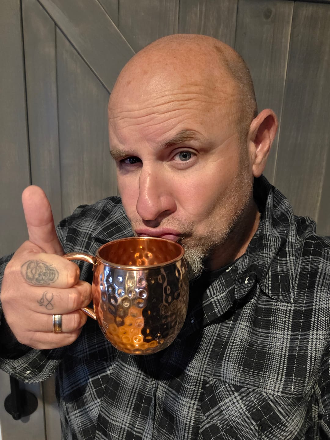 Customer photo review of Pure Copper Moscow Mule Mugs - Set of 2