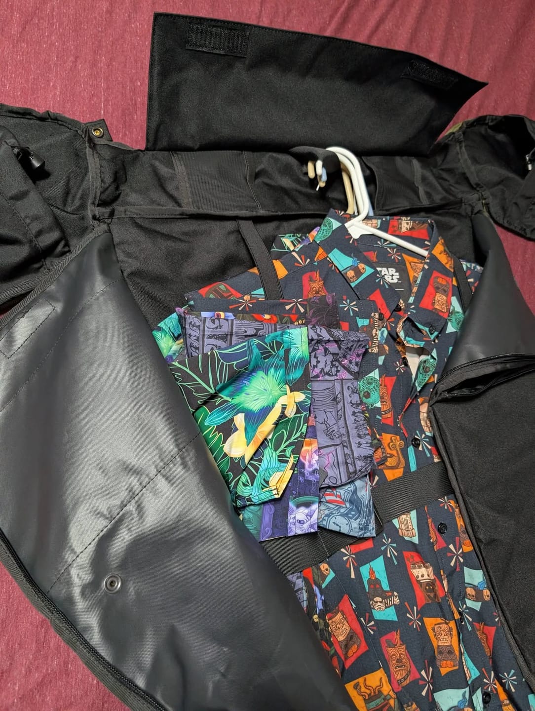 Customer photo review of Olive – Garment Duffel
