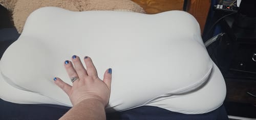 Customer photo review of CloudAlign™ Pillow