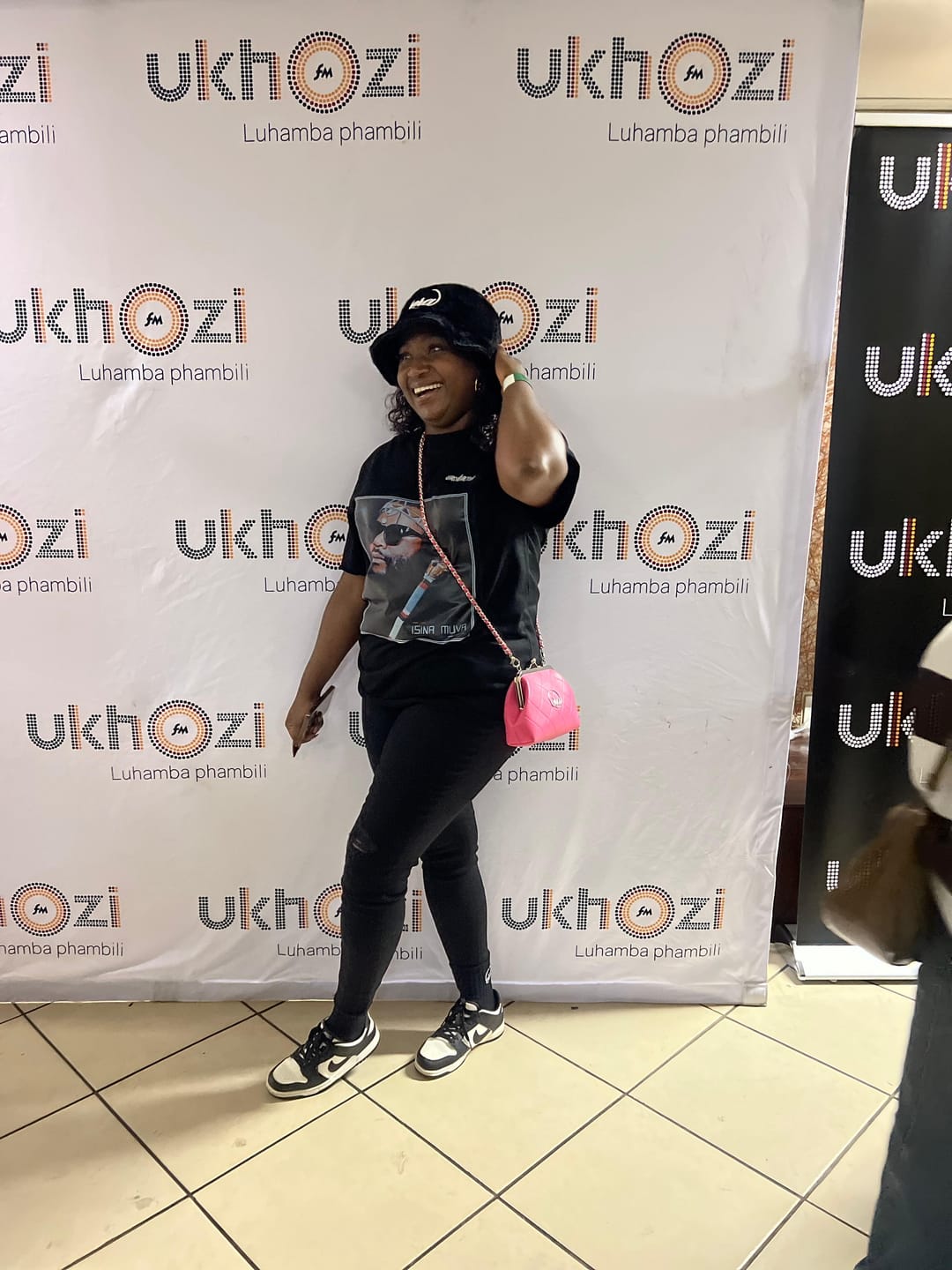 Customer photo review of ERA Mini Kisslock Chain Bag – Pink