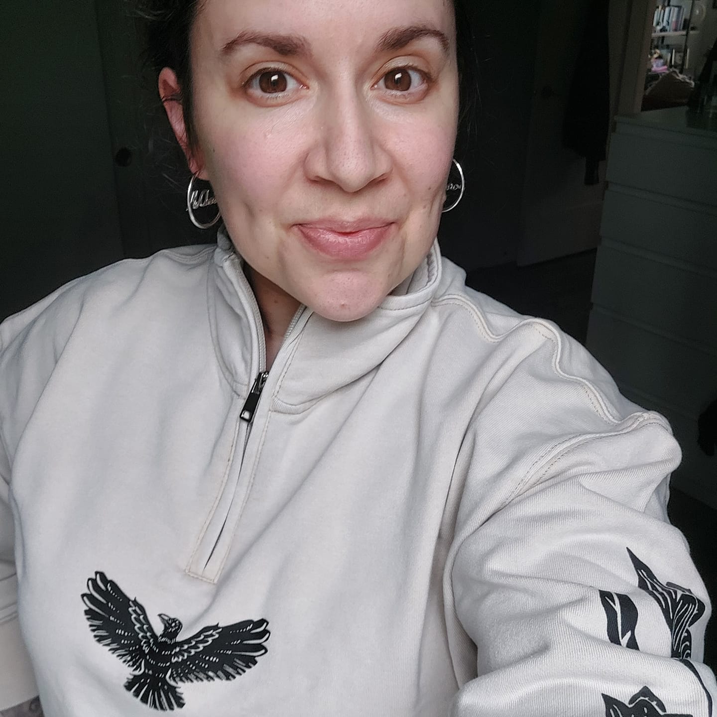 Customer photo review of Adapting 1/4 Zip Sweater