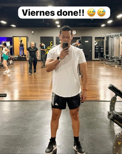 Customer photo review of Training Sport Tee - White