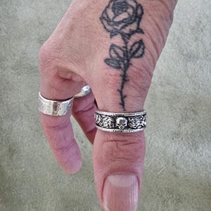 Customer photo review of Skull Rose Ring