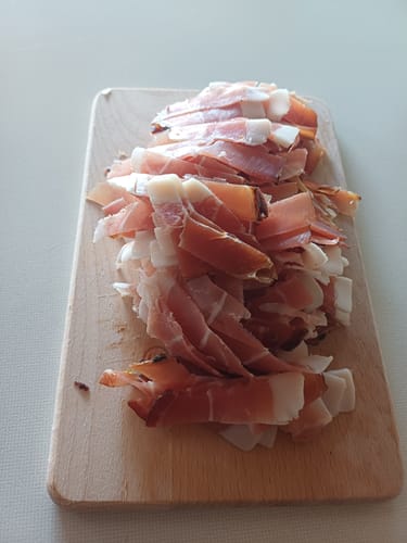 Customer photo review of Brettlspeck geräuchert / Bauchspeck