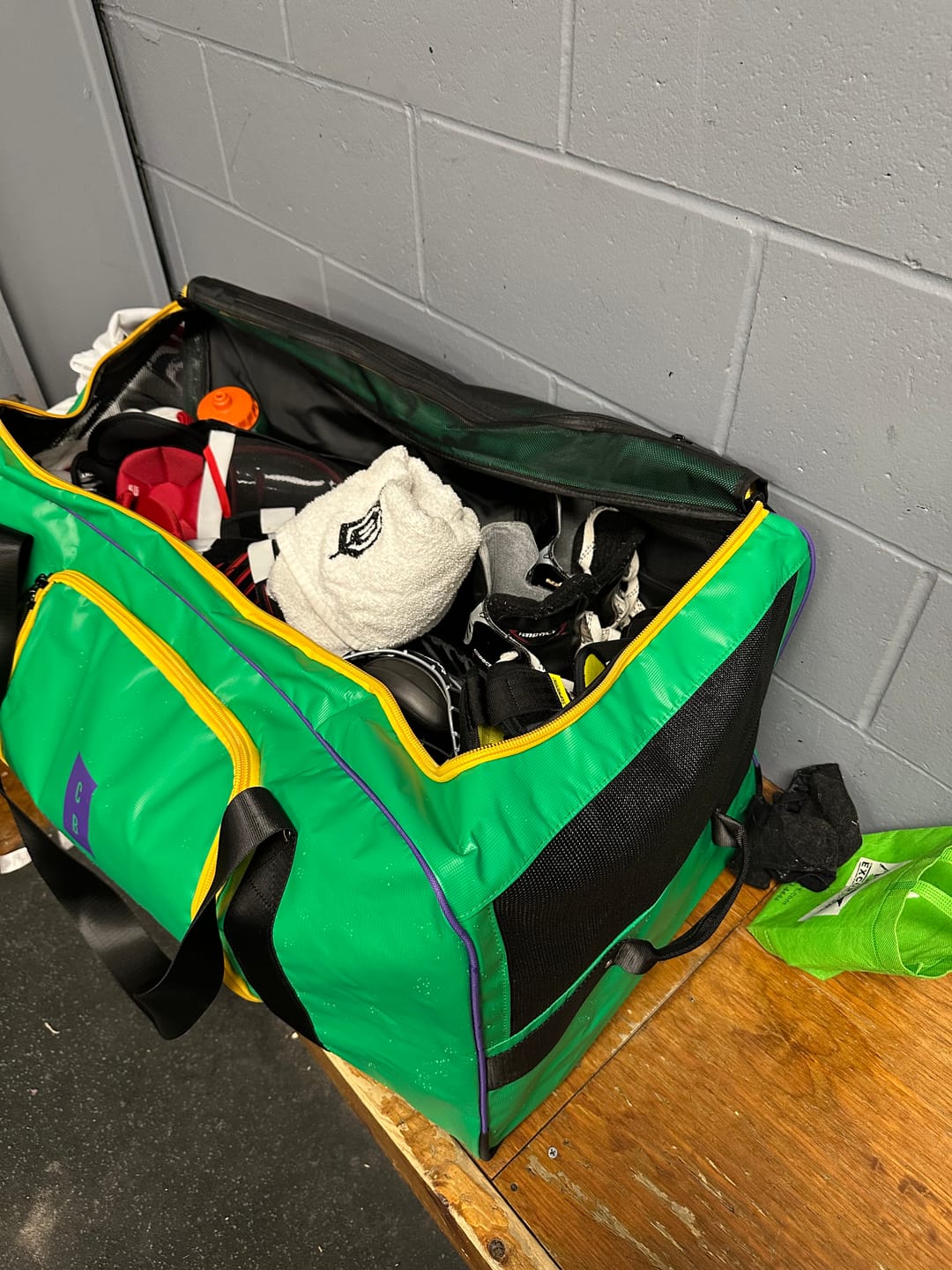 Customer photo review of Conway+Banks Hockey Bag Organizer
