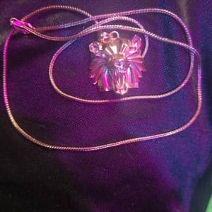 Customer photo review of Bear Pendant