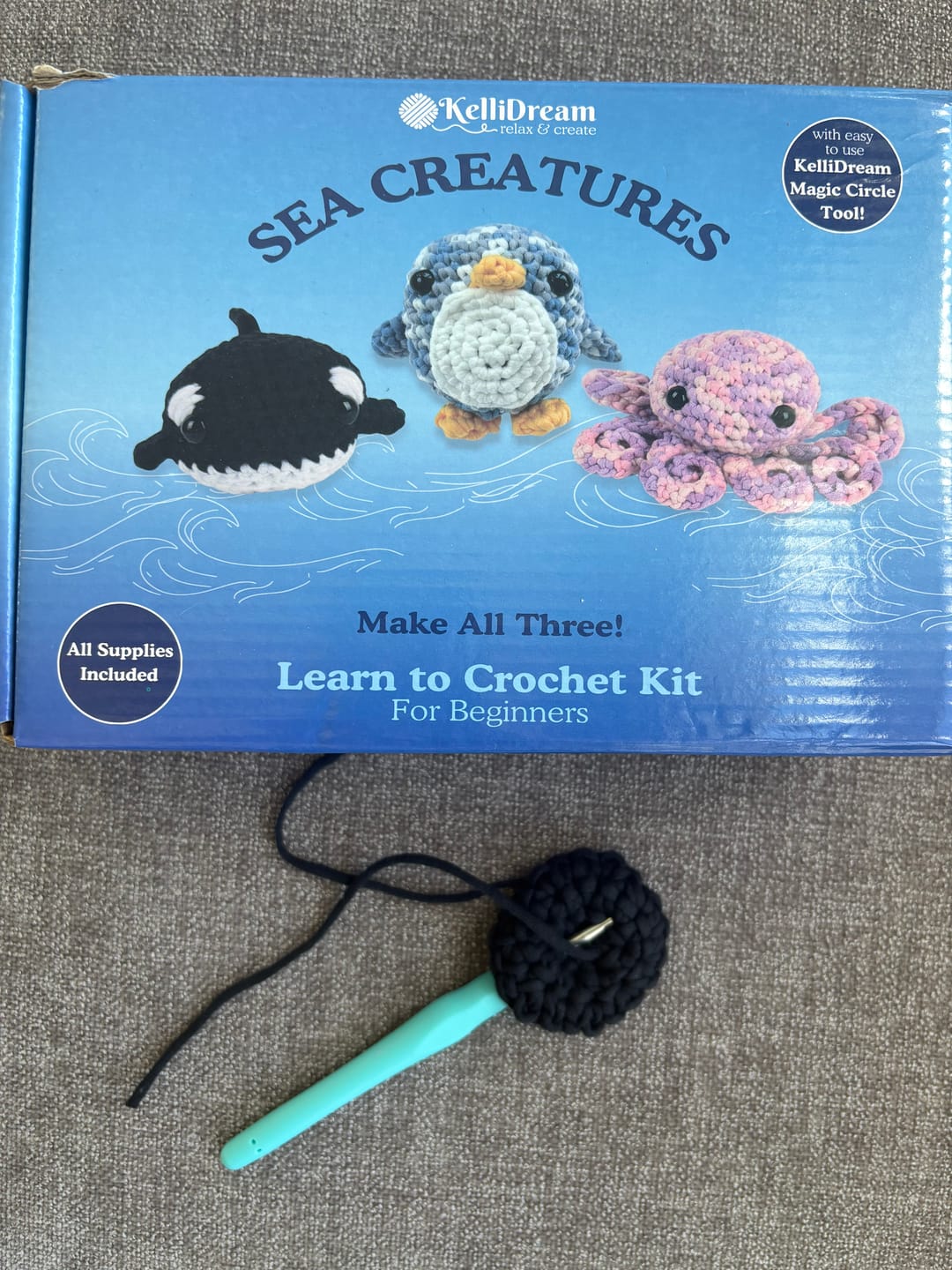 Customer photo review of KelliDream Magic Circle Crochet Tool  *US Patented*
