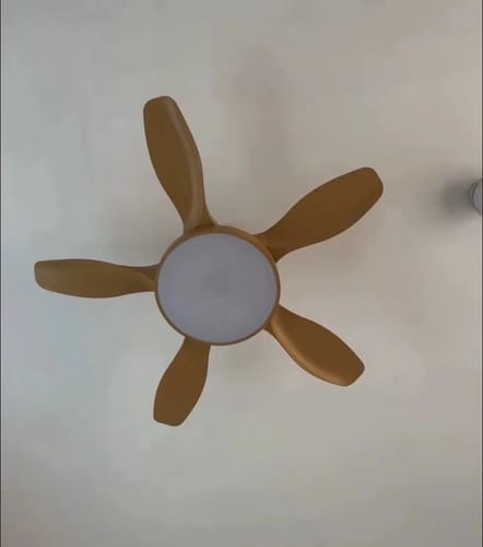 Customer photo review of WOMO Ventiladores de techo con luz Reversible Escandinavo - WM5002