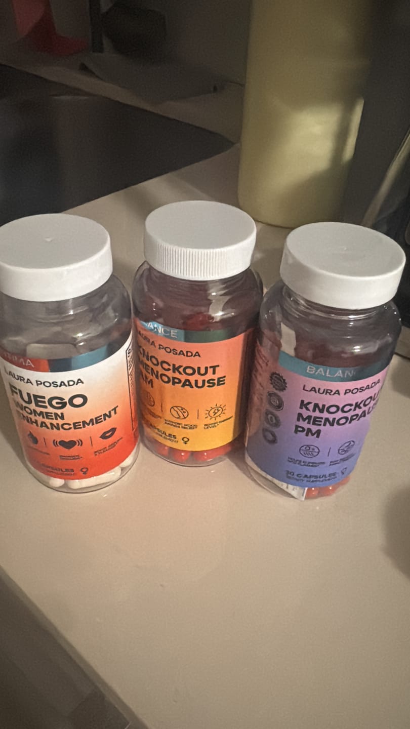 Customer photo review of *Combo Knockout Menopause 24 / 7 | Alivio Síntomas Menopausia AM y PM