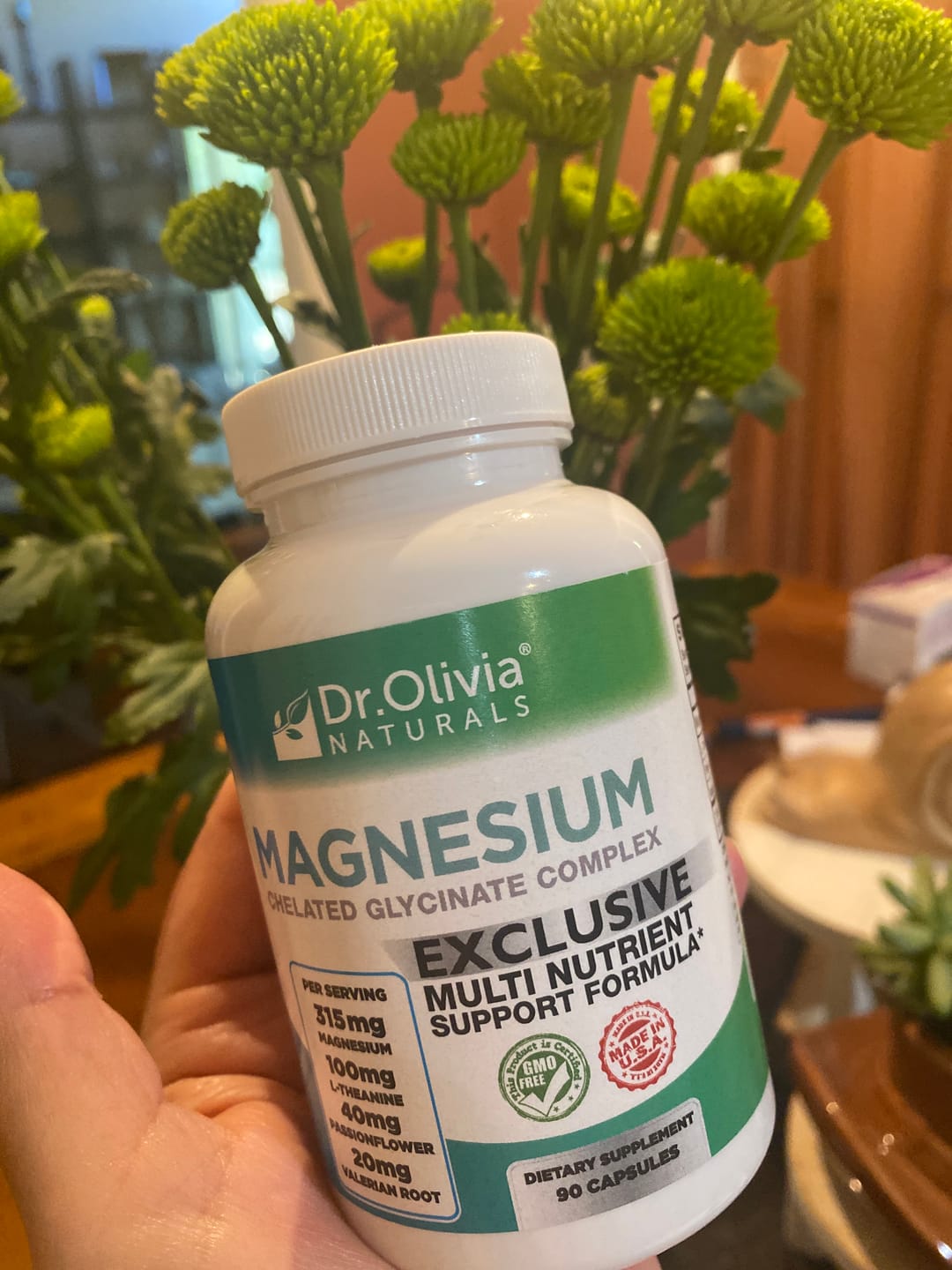 Customer photo review of Magnesium Glycinate - Chelated Complex