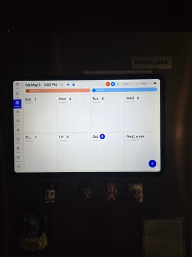 Customer photo review of Everblog 13.4" FridgeCal™ Calendar