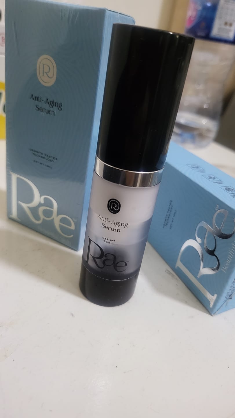 Customer photo review of Rae Anti-Aging Serum
