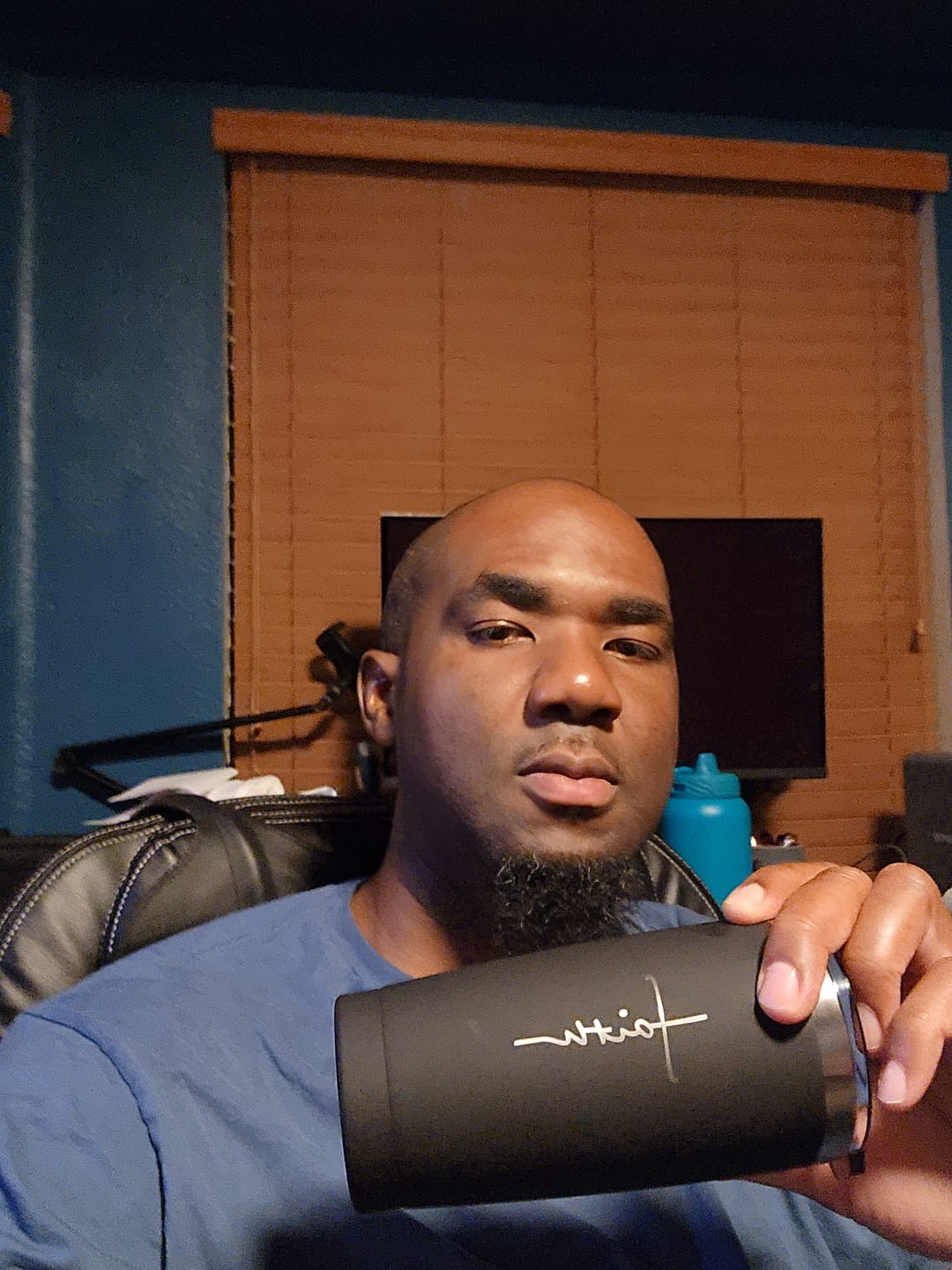 Customer photo review of 20 OZ Soft Matte Faith Tumbler
