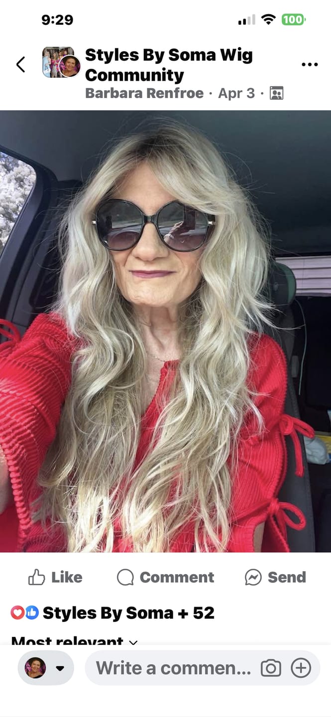 Customer photo review of SMOKE SHOW - Cream Soda Blonde