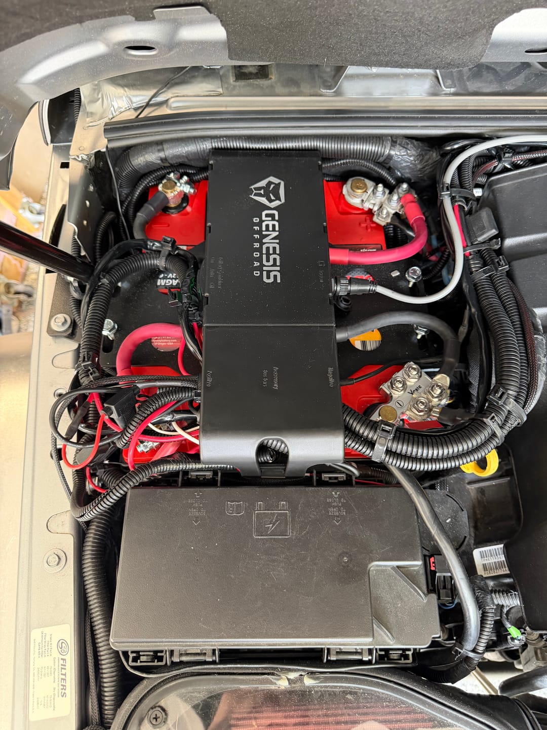 Customer photo review of 2007-2018 Jeep Wrangler JK Gen 3 Dual Battery System