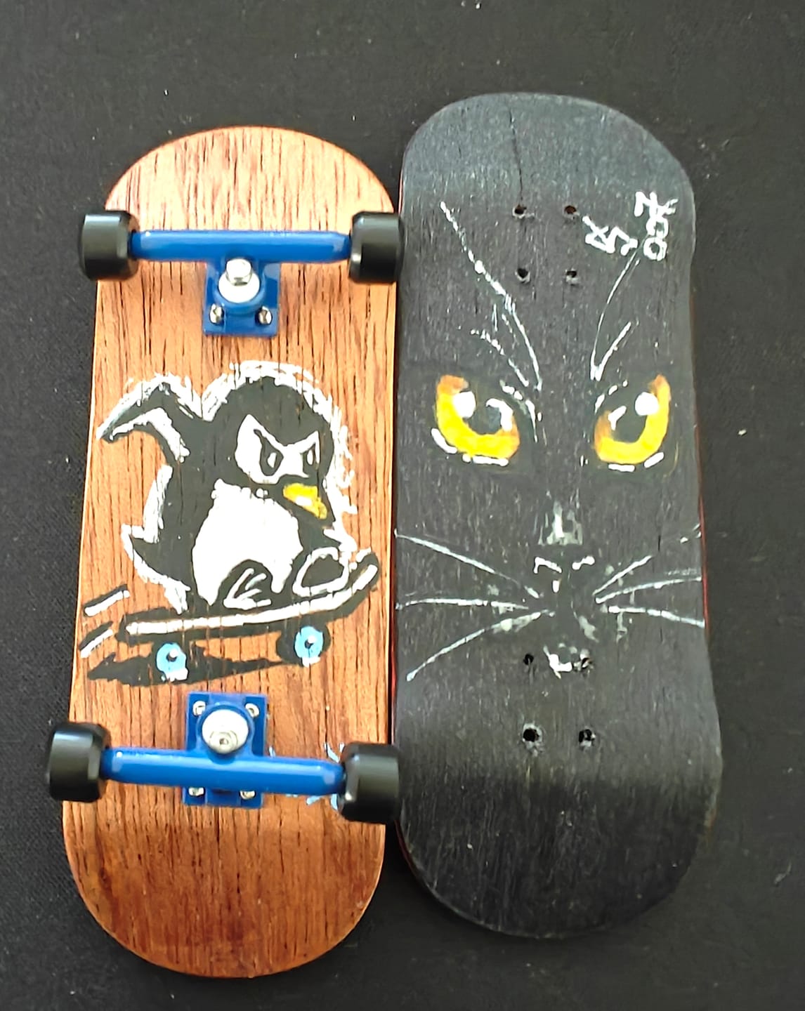 Customer photo review of Fingerskateboard Construction Kit - for Beginners
