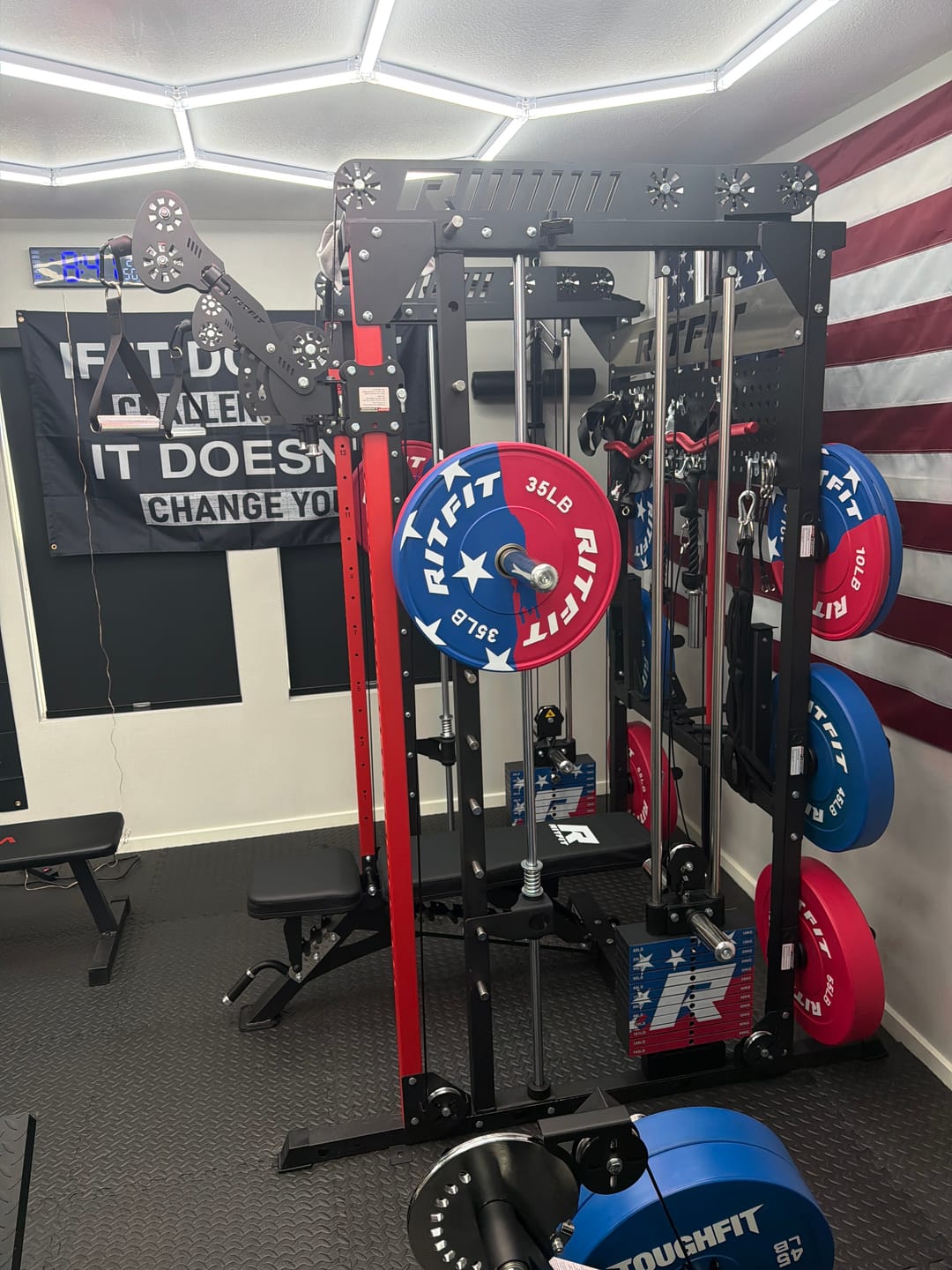 Customer photo review of RitFit M1 PRO / M2 PRO Weight Stack Stickers