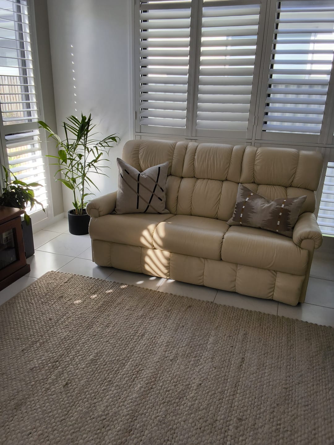 Customer photo review of Niseko Lines Natural Lounge Cushion 55 x 55cm