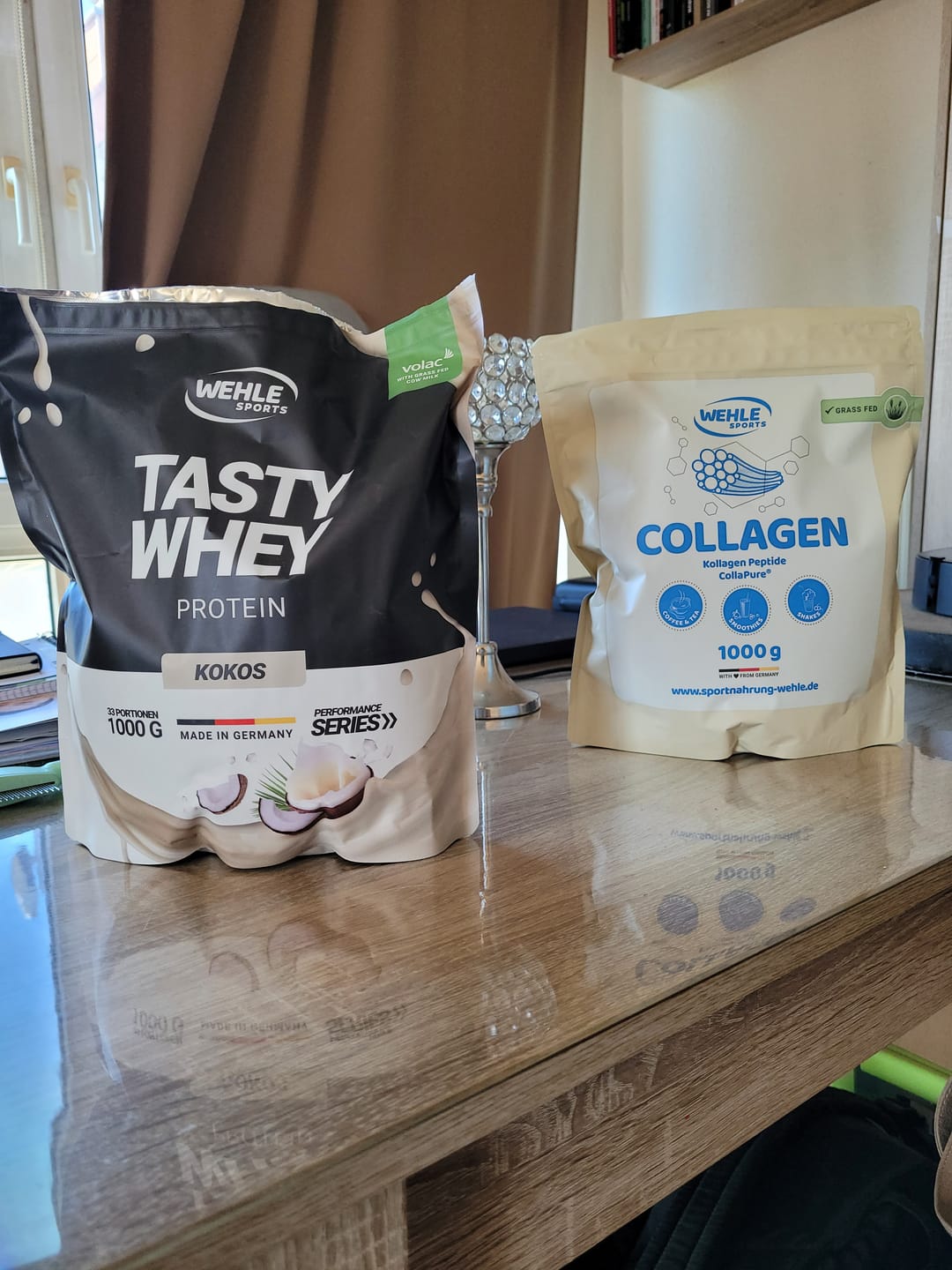 Customer photo review of Wehle Sports Tasty Whey Protein - 1000g