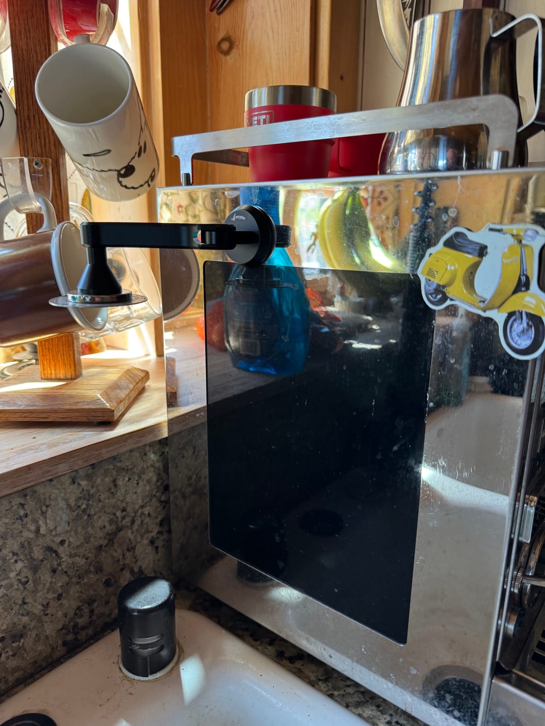 Customer photo review of Multi-Function Magnetic Puck Screen Holder