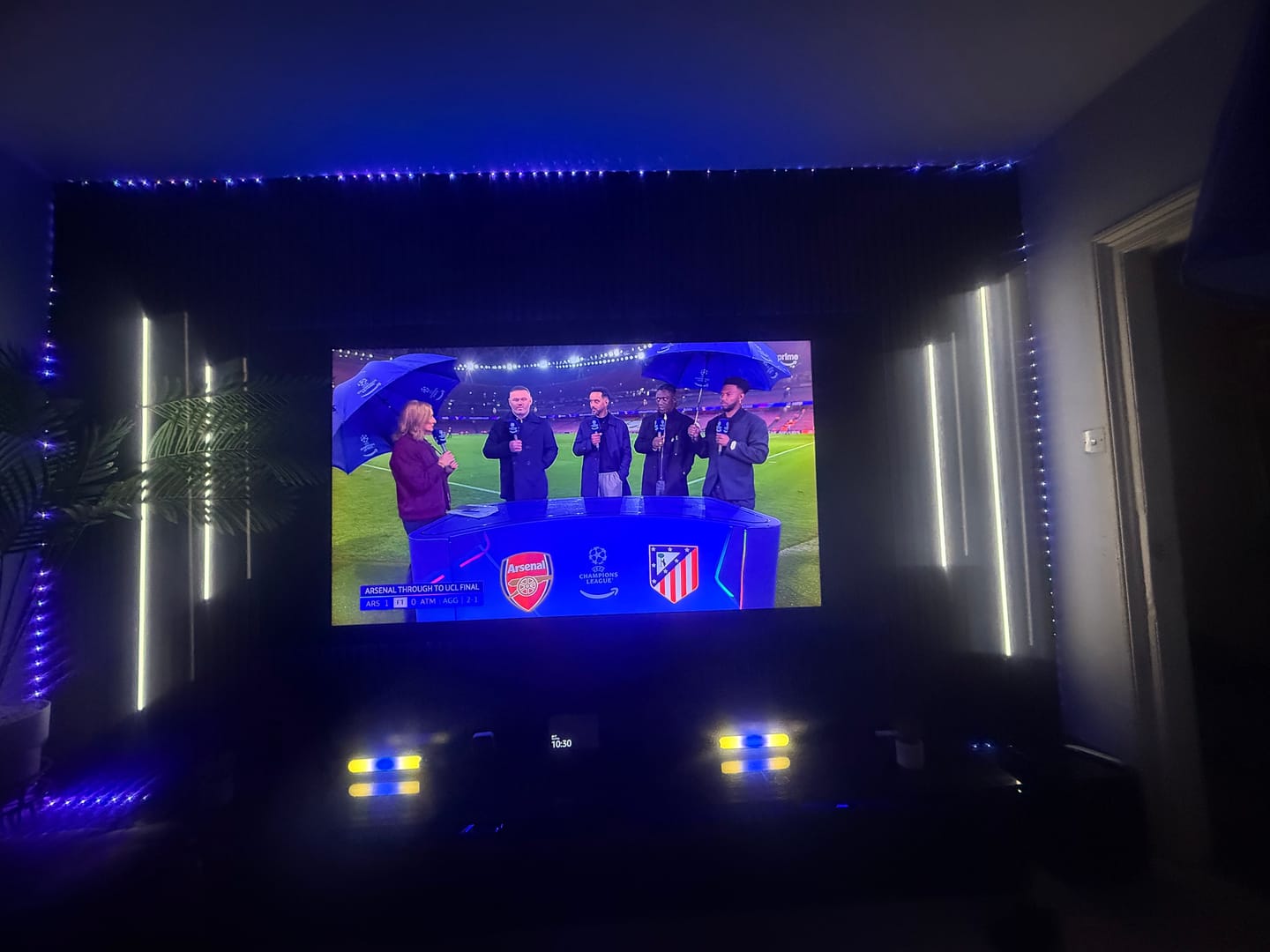 Customer photo review of Wall Panel LED Lighting Strip Kit