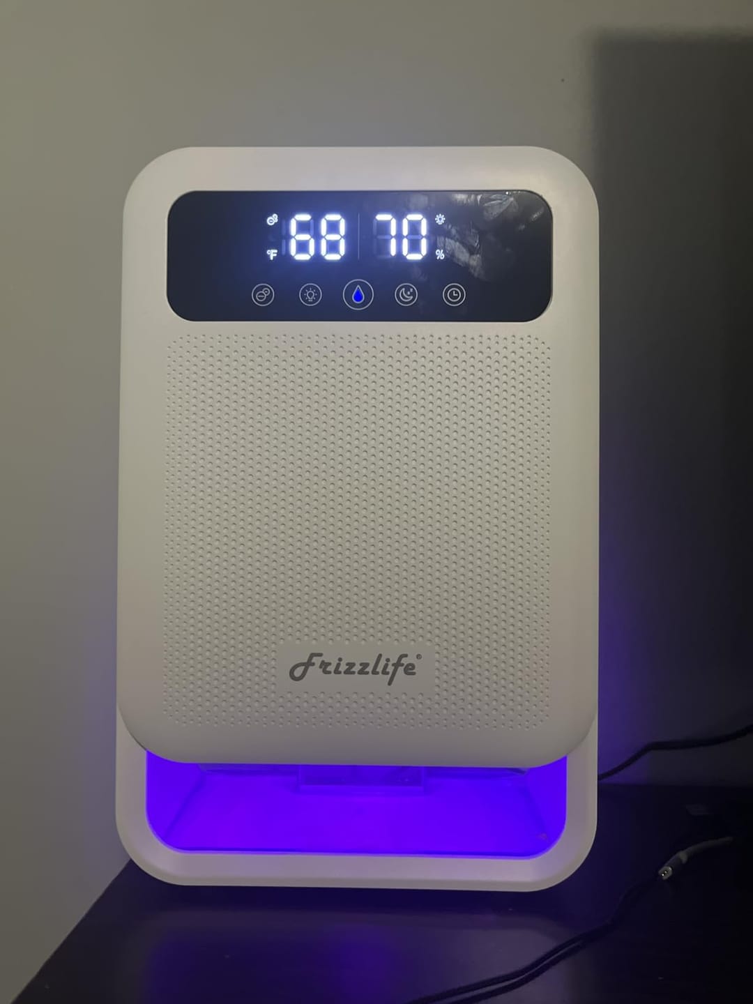 Customer photo review of Frizzlife Dehumidifier with Air Purifier, DH80