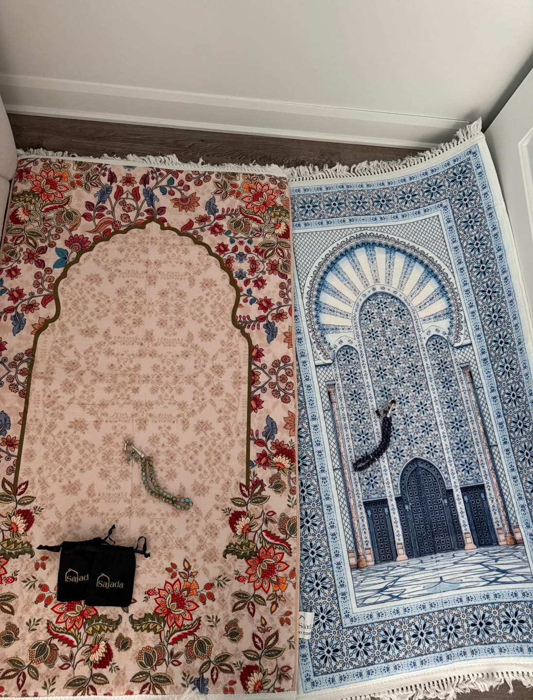 Customer photo review of Barakah Padded Prayer Mat