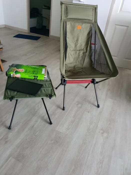 Customer photo review of Składane Krzesło Kempingowe Naturwide – Przenośne i Wygodne