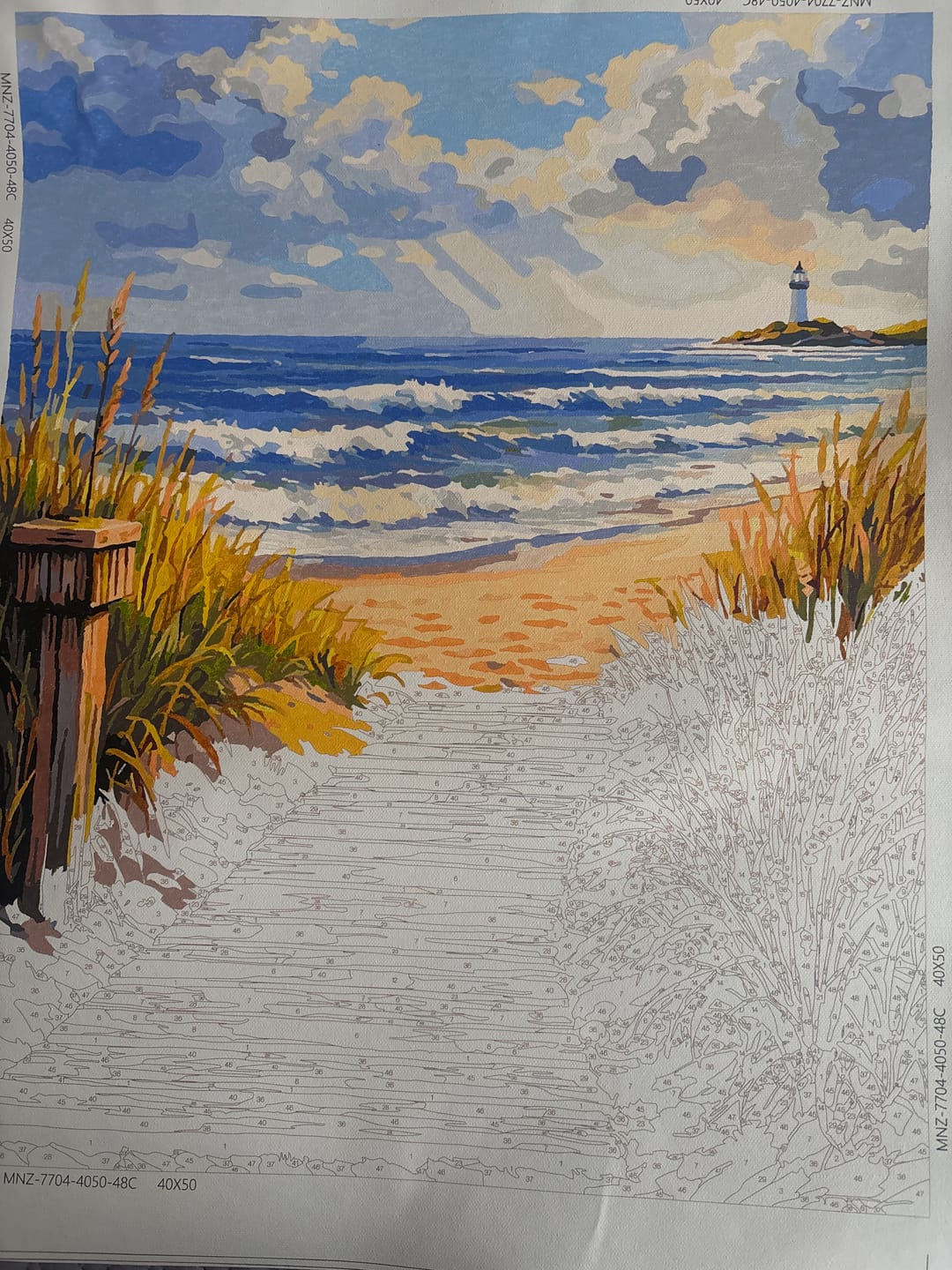Customer photo review of Malen nach Zahlen - Sehnsucht nach Meer