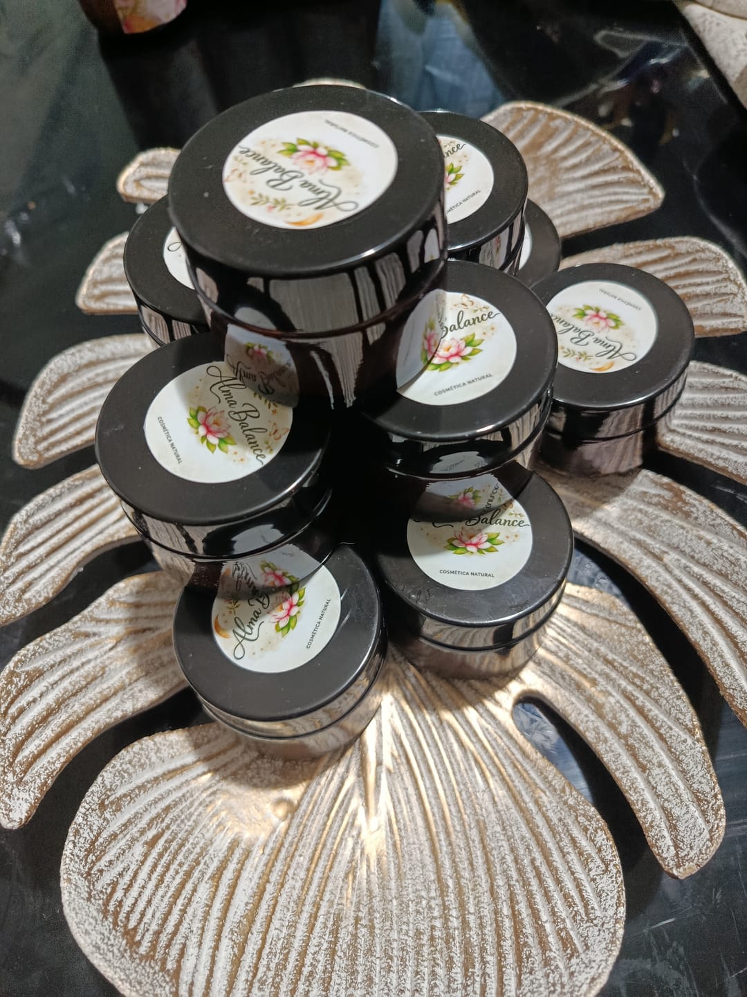 Customer photo review of Pote frasco vidrio ámbar 30 ml con contratapa y tapa