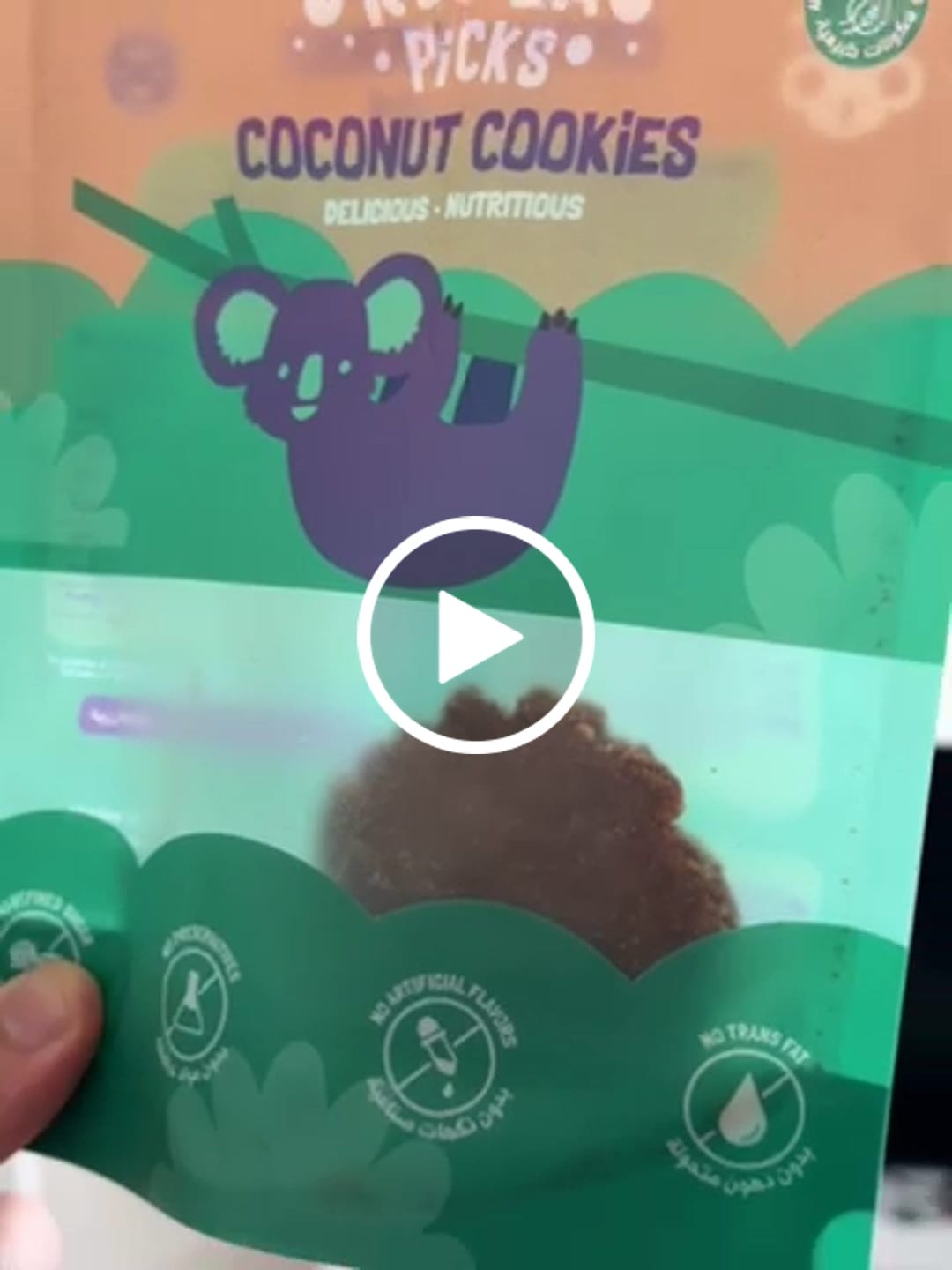 Customer video review of Coconut Cookies (8pcs)