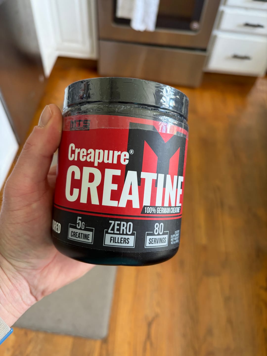 Customer photo review of MTS Creapure® Pure German Creatine Powder
