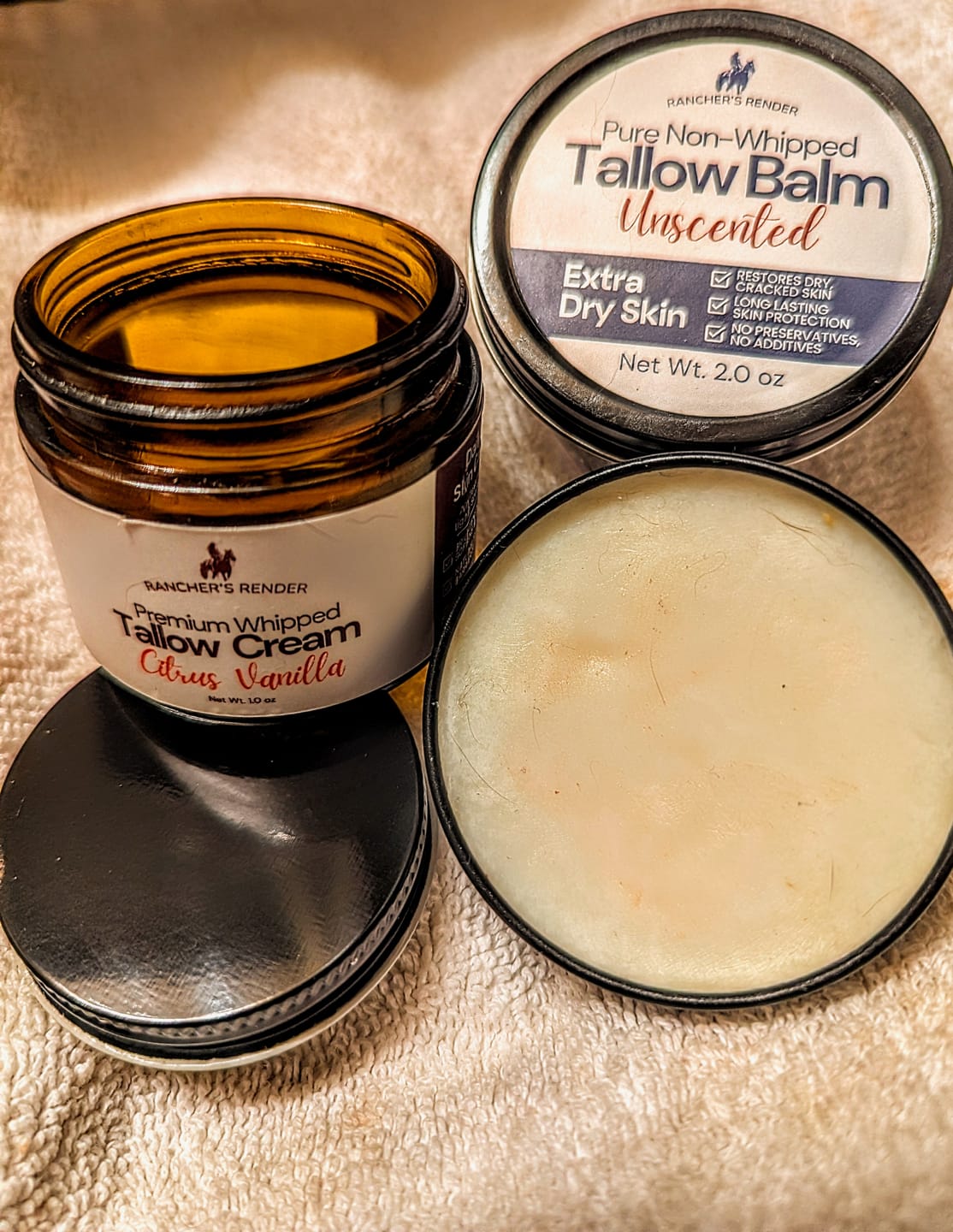 Customer photo review of Pure Tallow Balm