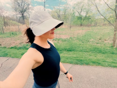 Customer photo review of Women's Sun Protection Hat UPF 100+ BM715