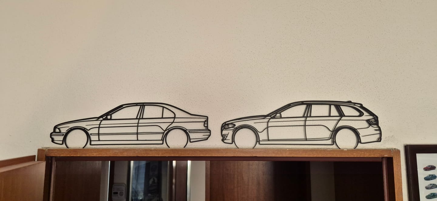 Customer photo review of 1999 E39 Metal Silhouette