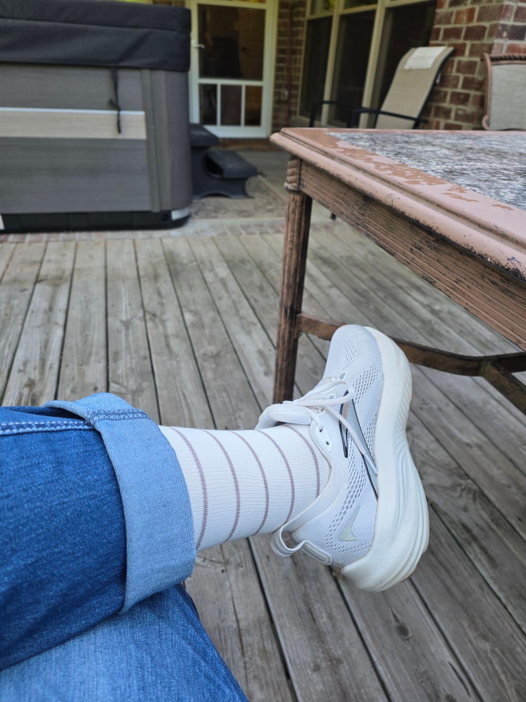 Customer photo review of Everstride™ Bamboo Compression Socks