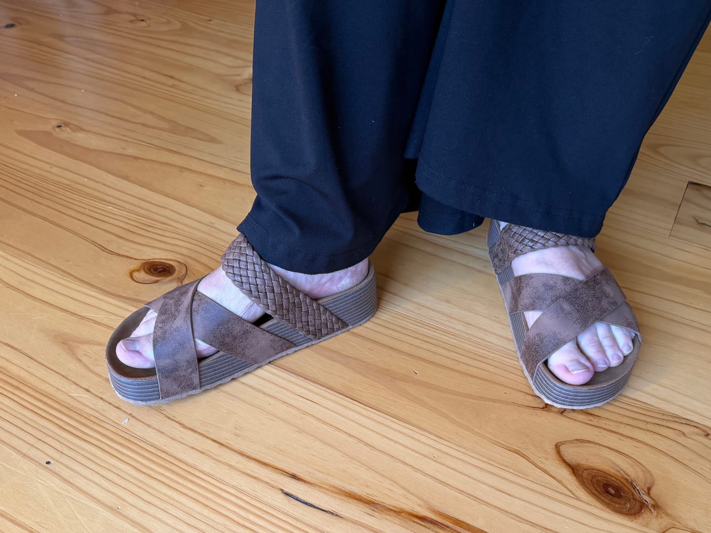 Customer photo review of Sienne Sandal - Dune